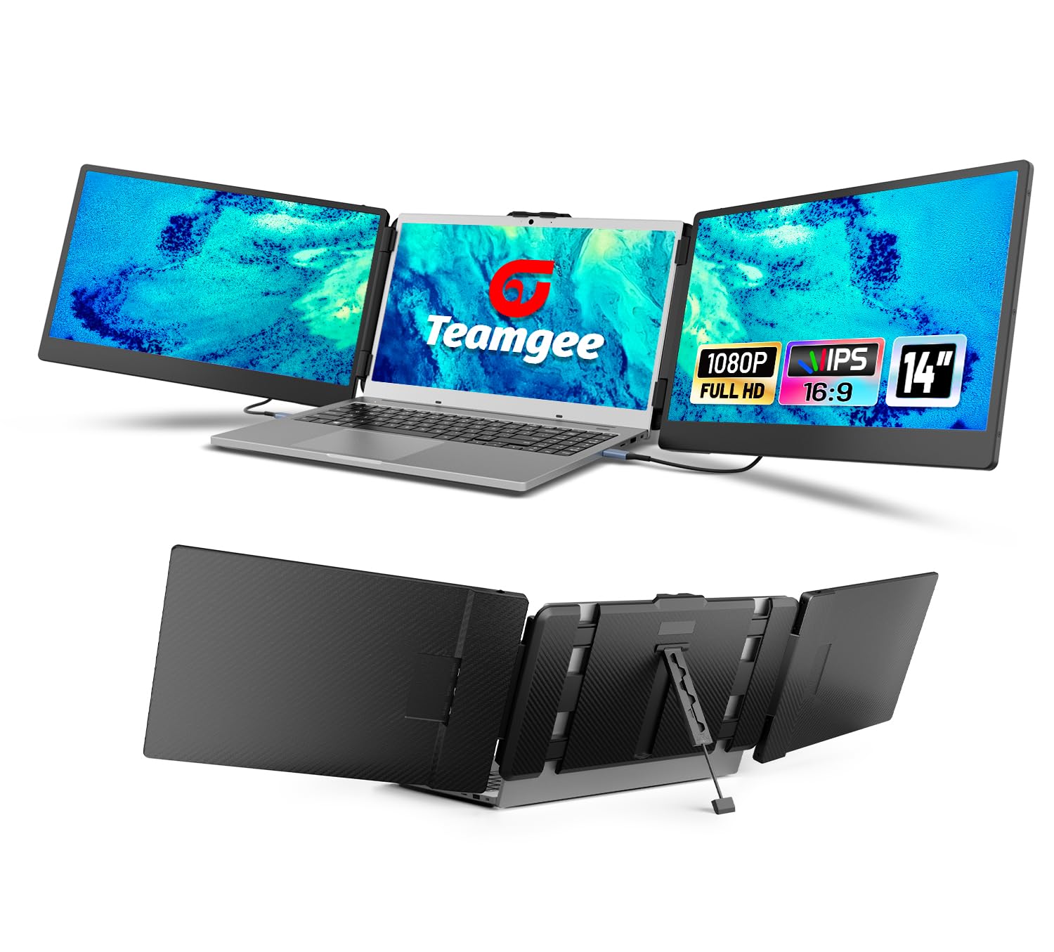 Amazon.co.jp: Teamgee ノートパソコン画面エクステンダー 14インチ